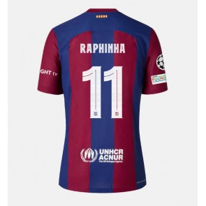 Barcelona Raphinha Belloli #11 Hemmatröja 2023-24 Kortärmad